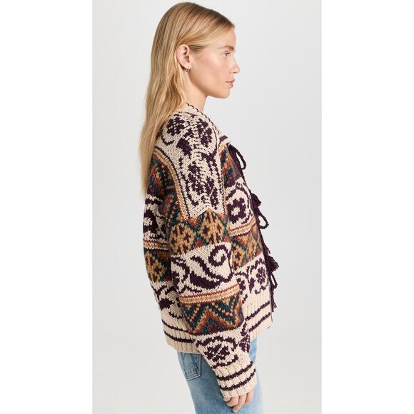 Mother The Family Ties Cardigan Sweater size L - Picture 2 of 8